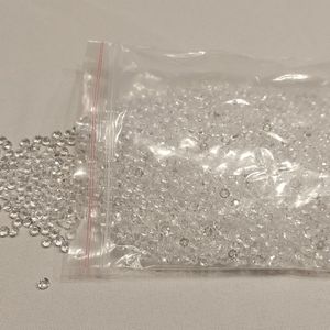 New! Tiny glass rhinestone beads vase filler